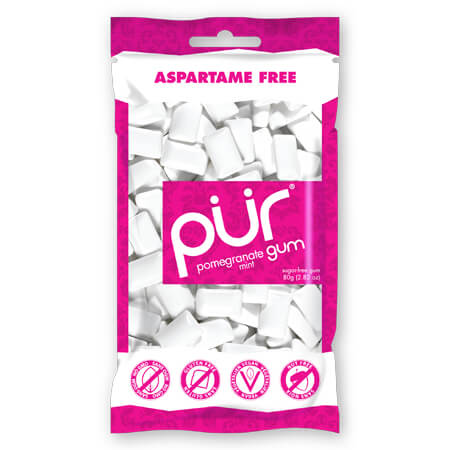Pur Sugar Free Gum - Pomegranate Mint